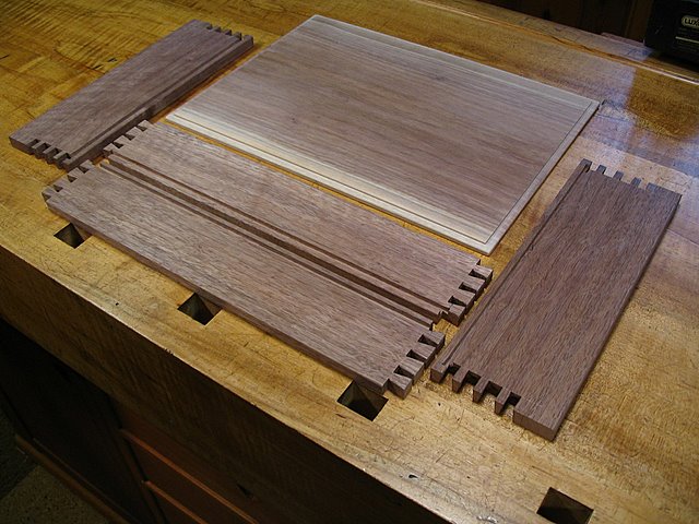Pieces of Box Ready for Prefinishing
